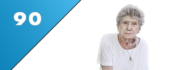 Pour une femme ou un homme de 90 ans et plus, voici leur espérance de vie en termes d’assurance vie.